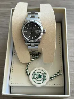 LADIES ROLEX OYSTER PERPETUAL DATE WATCH 26MM 
