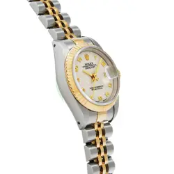 USED ROLEX Datejust 69173 Ivory Case: 26×26mm Band: 18cm Ladies Watch #115924