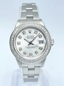 Rolex Datejust 26mm 79190 Silver Diamond Dot Dial & Diamond Bezel Box