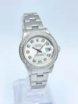 Rolex Datejust 26mm 79190 Silver Diamond Dot Dial & Diamond Bezel Box