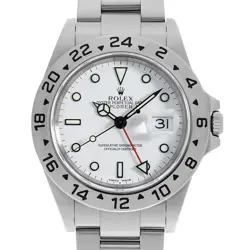 ROLEX EXPLORER II 16570 WHITE K NUMBER SECOND HAND MENS