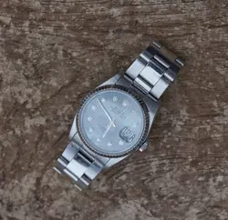 S/STEEL 36MM DIAMOND