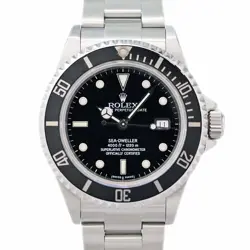 USED ROLEX SEA-DWELLER 16600 BLACK CASE: 40.0MM MEN'S WATCH #113724