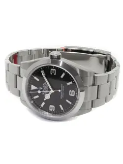 USED ROLEX Explorer 40 224270 Black Case: 40mm Band: 19cm Men's Watch #111024