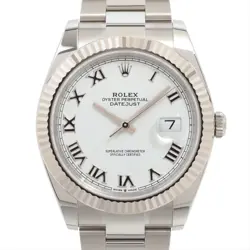 ROLEX DATEJUST 126334 SS×WG AT WHITE DIAL OYSTER BRACELET 1 EXTRA LINK