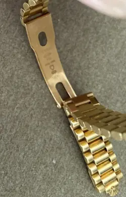 Rolex Lady-Datejust 69138 Gold President Bracelet with White Dial