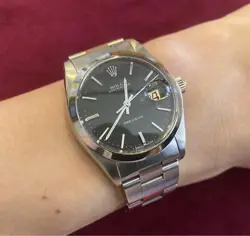 ROLEX OYSTERDATE 6694 BLACK DIAL MANUAL WINDING