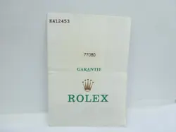 ROLEX WATCH 77080
