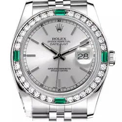 EMERALD BEZEL STEEL