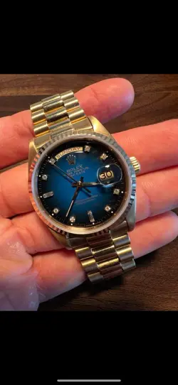 GOLD PRESIDENT BLUE