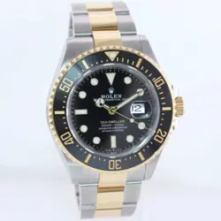MINT 2019 PAPERS 126603 ROLEX SEA-DWELLER 43MM TWO-TONE YELLOW GOLD STEEL WATCH