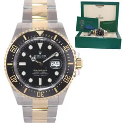 2023 NEW PAPERS 126603 ROLEX SEA-DWELLER 43MM TWO-TONE YELLOW GOLD STEEL WATCH