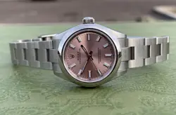 2023 ROLEX OYSTER PERPETUAL 28MM 276200 PINK DIAL WATCH WITH CARD