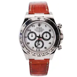 ROLEX DAYTONA 40MM WHITE DIAL WATCH 116519