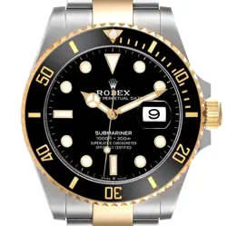 ROLEX SUBMARINER 41 STEEL YELLOW GOLD MENS WATCH 126613  CARD