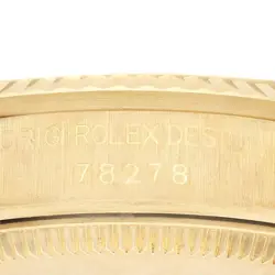 Rolex Datejust President Midsize Yellow Gold Ladies Watch 78278 Box Papers