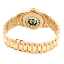 Rolex Datejust President Midsize Yellow Gold Ladies Watch 78278 Box Papers