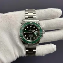 ROLEX SUBMARINER 40MM GREEN DIAL WATCH 116610LV