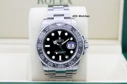 ROLEX 116710LN GMT MASTER II BLACK CERAMIC INSERT 2016 BOX & PAPERS
