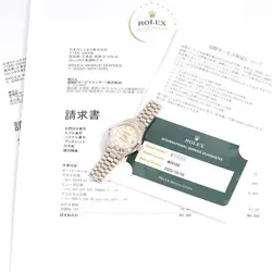 ROLEX DATEJUST 10P Diamond P# Platinum 79166G PT950 #003