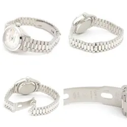 ROLEX DATEJUST 10P Diamond P# Platinum 79166G PT950 #003