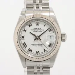 ROLEX DATEJUST 79174 SS×WG AT WHITE DIAL
