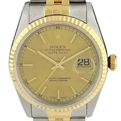 ROLEX DATEJUST 16233 YG AUTOMATIC MEN'S #BS102