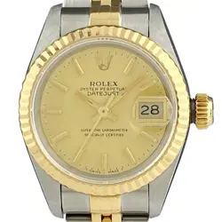 ROLEX DATEJUST 69173 YG AUTOMATIC LADIES #BS196