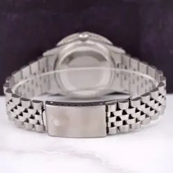 Rolex Men's Datejust 36mm Jubilee Steel Watch ICED 3.25ct Diamonds MOP Dial