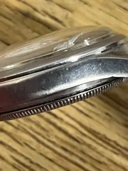 Rolex  Stainless Steel Ref#4453 vintage 30mm watch For parts Only