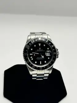 1996 Rolex GMT-Master 16700 Full Set Box Paper Black Bezel