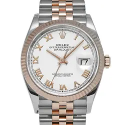 ROLEX  DATEJUST 36 126231 RANDOM SERIAL SLATE WATCH R45_0127