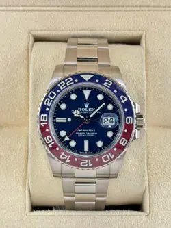 ROLEX GMT-MASTER II “PEPSI” 40MM 126719BLRO WHITE GOLD OYSTER