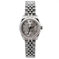 ROLEX DATEJUST 31MM SILVER DIAL WATCH 178274