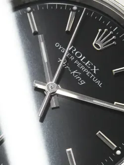 USED ROLEX Air King 14000M Black Case Size 34mm Men's Watch #121028