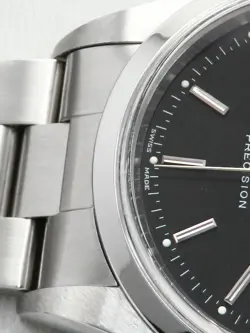 USED ROLEX Air King 14000M Black Case Size 34mm Men's Watch #121028