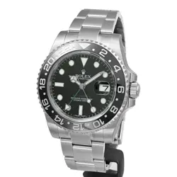 USED ROLEX Gmt Master 2 116710LN Black Case Size 40mm×40mm Men's Watch #121028