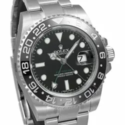 USED ROLEX Gmt Master 2 116710LN Black Case Size 40mm×40mm Men's Watch #121028