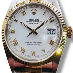 ROLEX DATEJUST 16013 36 MM WHITE ROMAN DIAL