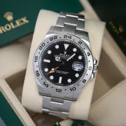 ROLEX EXPLORER II 216570 BLACK DIAL FULL SET 2017