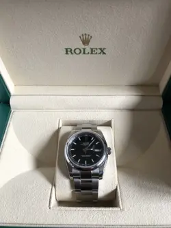 ROLEX DATEJUST 116200 BLACK DIAL (NEW) 
