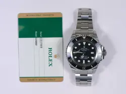 ROLEX SEA-DWELLER 116660 WITH CARD BLACK DIAL 40MM OYSTER BRACELET