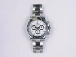 ROLEX DAYTONA 116500LN WHITE DIAL CERAMIC BEZEL STAINLESS STEEL 40MM