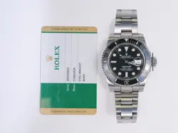 ROLEX SUBMARINER 116610LN WITH CARD BLACK DIAL OYSTER BRACELET 40MM