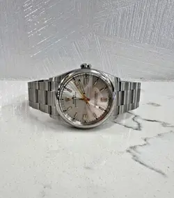ROLEX SILVER DIAL OYSTER PERPETUAL 126000 36MM STAINLESS STEEL