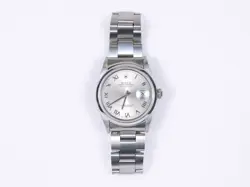 ROLEX DATEJUST 16200 SILVER ROMAN DIAL OYSTER BRACELET 36MM