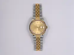 ROLEX DATEJUST 16233G TWO TONE CHAMPAGNE DIAMOND DIAL JUBILEE BRACELET 36MM