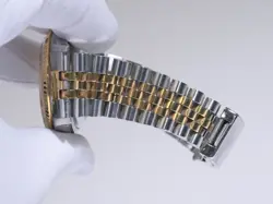 Rolex Datejust 16233G Champagne Diamon Dial Two Tone Jubilee Bracelet 36mm