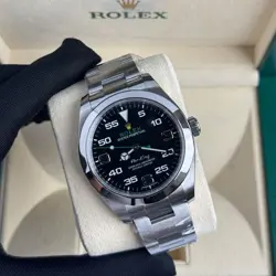 Rolex Air King 116900 (2018) Black Arabic Dial 40mm Oyster bracelet Steel Watch