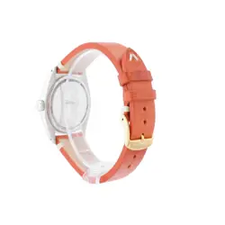 Rolex Oyster 6426 34mm Silver Linen Index(7+3) Dial & Smooth Bezel Leather Band